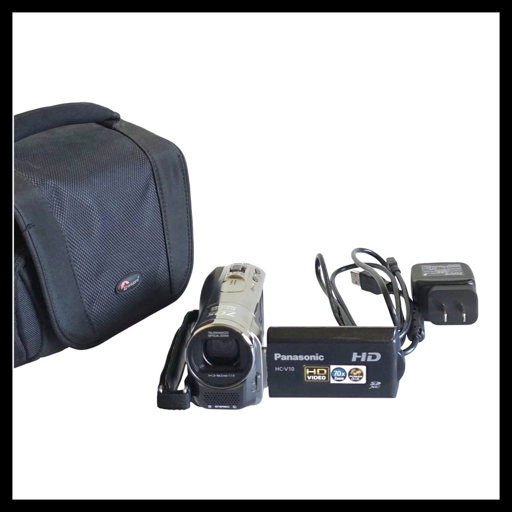 Panasonic HC-V10 HD Camcorder with 70x Optical Zoom